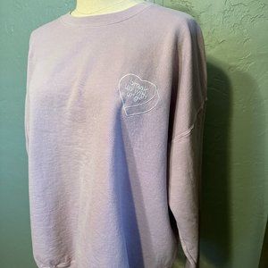 Ariana Grande break up with ur gf Purple Sweatshirt, XL